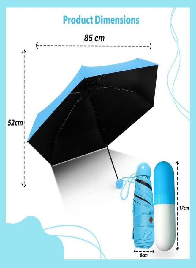 Ephemeral Pickslick Umbrella for Women Pocket Umbrella for Men Umbrella for Kids Bottle Umbrella for Sun Protection Sun Umbrella for Women Big Umbrella for Rain (Capsule) - Image 3